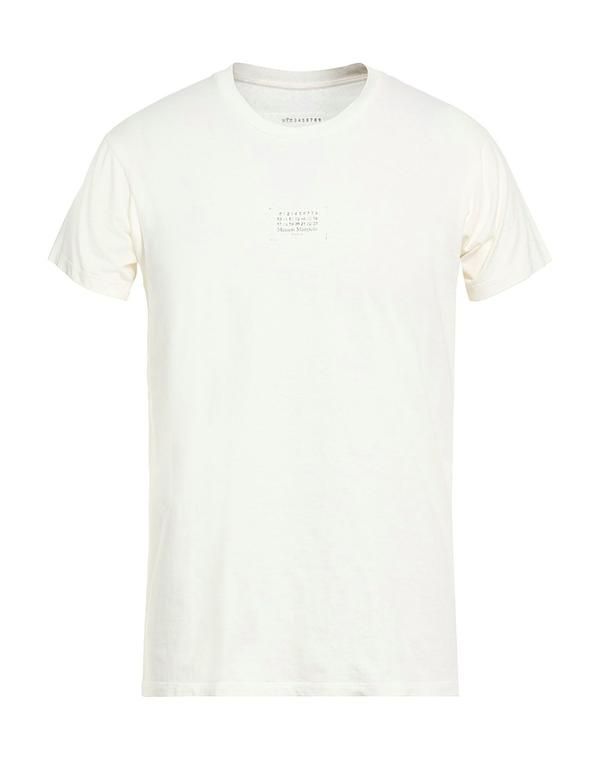 マルタンマルジェラ メンズ トップス Tシャツ MAISON MARGIELA Ｔシャツ Ivory アイボリー