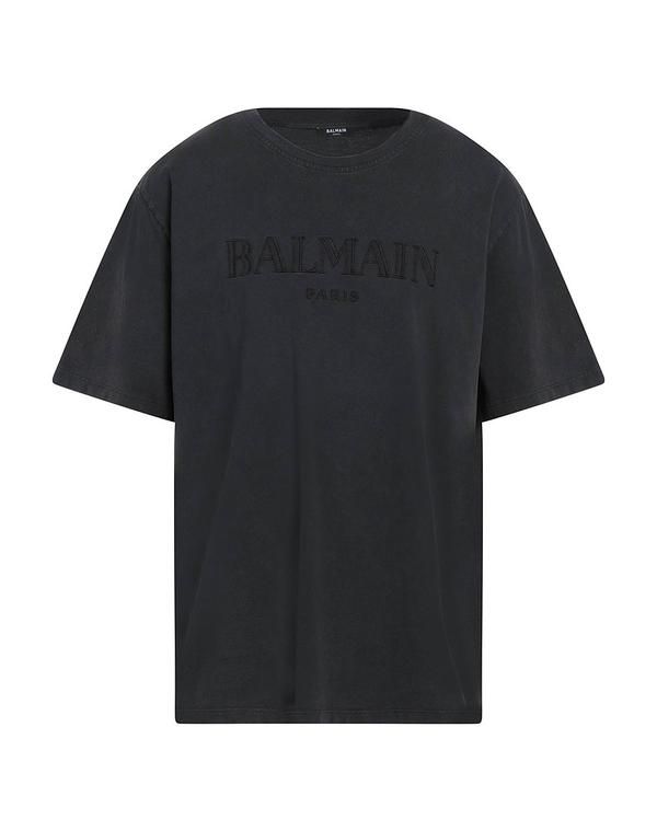 バルマン メンズ トップス Tシャツ BALMAIN Ｔシャツ Lead Gray グレー