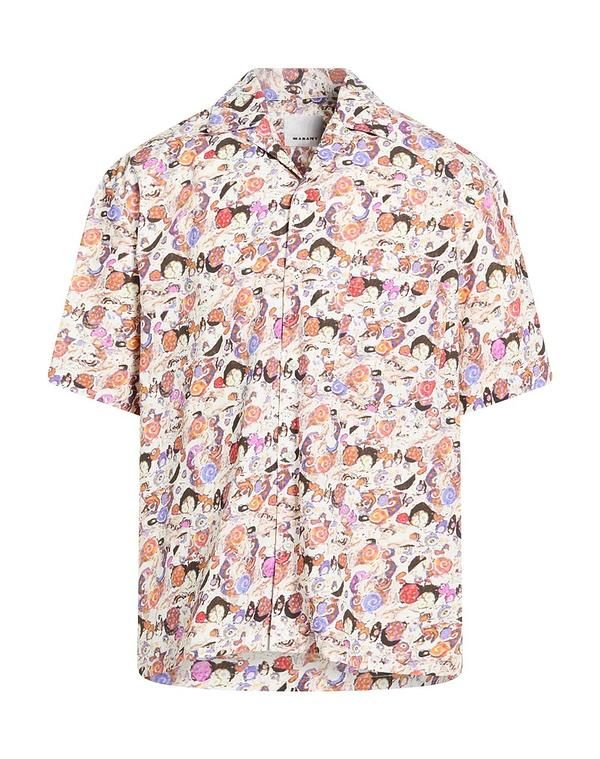 イザベル マラン メンズ トップス シャツ ISABEL MARANT 柄入りシャツ White ホワイト