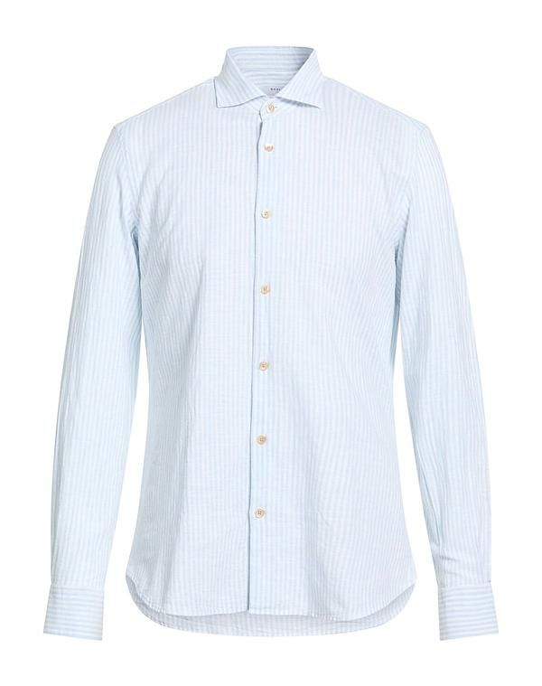 ボリオリ メンズ トップス シャツ BOGLIOLI ストライプ柄シャツ Sky Blue ブルー