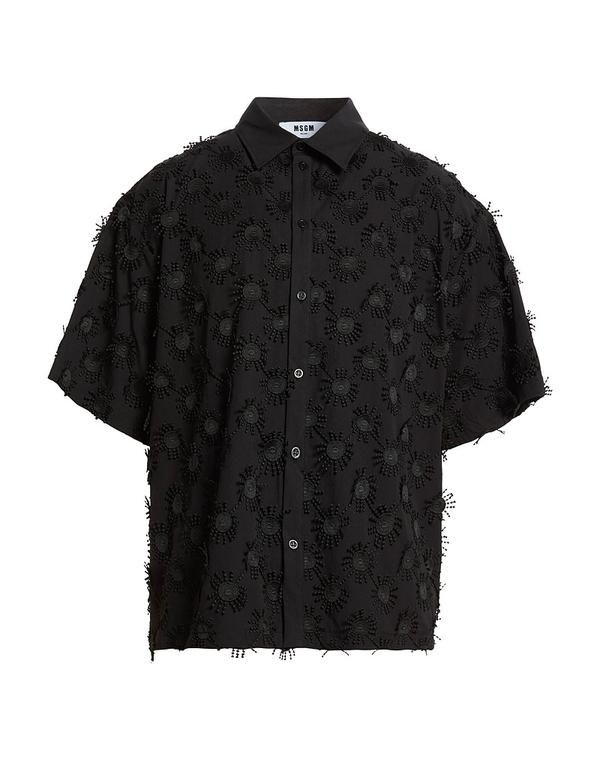 エムエスジイエム メンズ トップス シャツ MSGM シャツ Black ブラック