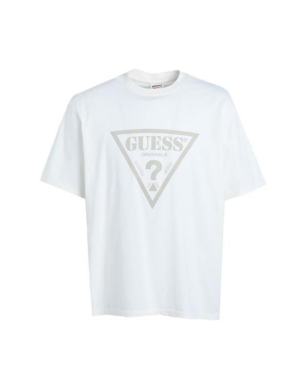 ゲス メンズ トップス Tシャツ GUESS Ｔシャツ Ivory アイボリー 8,015円