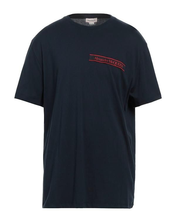 マックイーン メンズ トップス Tシャツ MCQUEEN Ｔシャツ Navy ネイビー