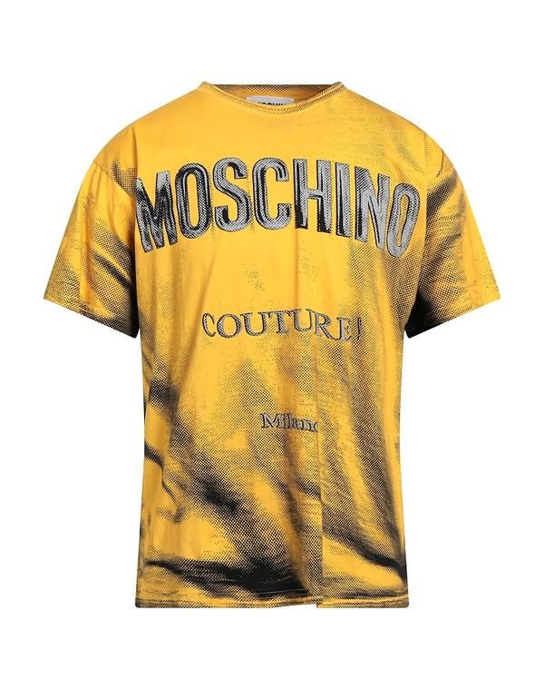 モスキーノ メンズ トップス Tシャツ MOSCHINO Ｔシャツ Yellow イエロー