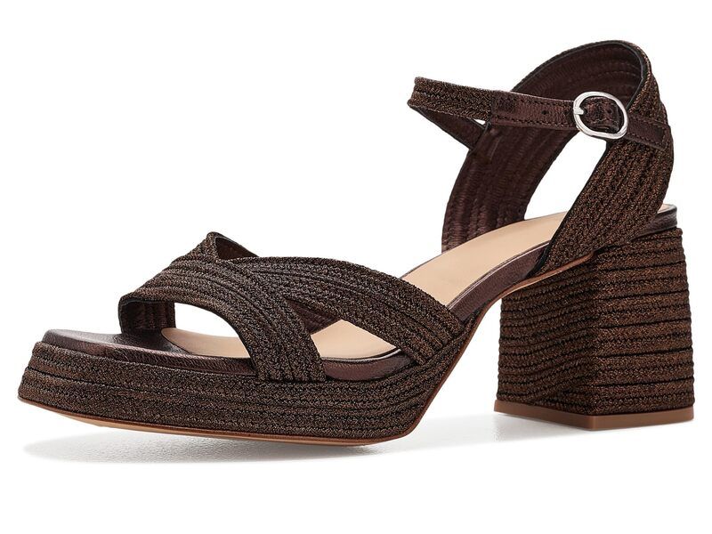 カスタ ニエール レディース シューズ ヒール サンダル CASTANER Vallita Heel Sandals Marron Osc