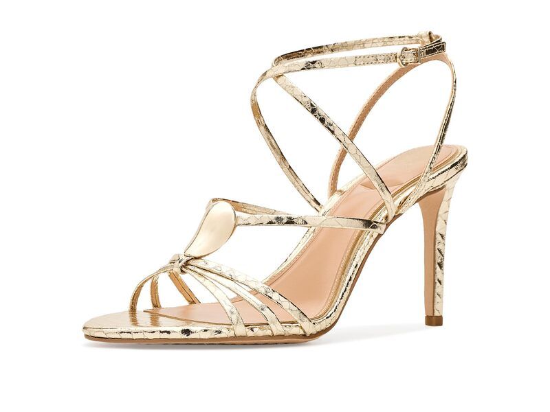 ヴィンスカムート レディース シューズ ヒール サンダル Vince Camuto Arlein Strappy Higheel Sandals Gold ゴールド