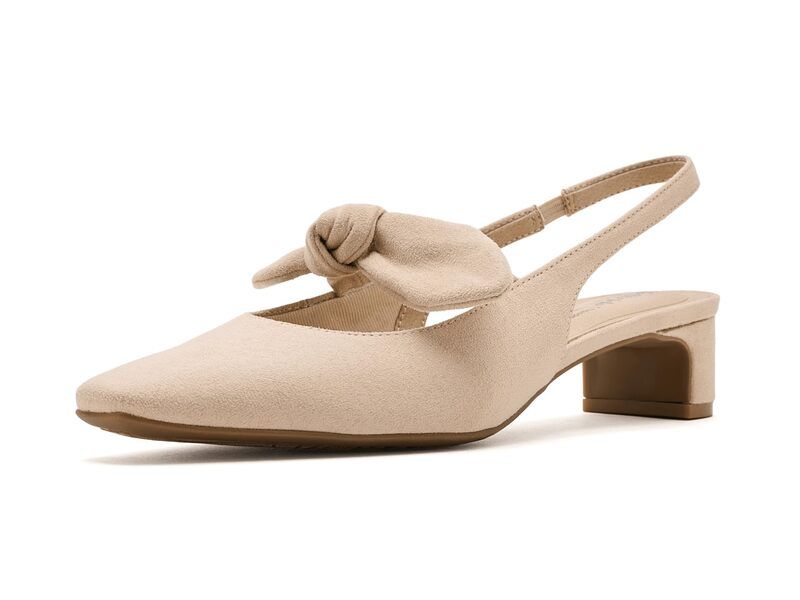 ライフストライド レディース シューズ ヒール LifeStride Lucia Slingback Shoes Tender Taupe Su トープ