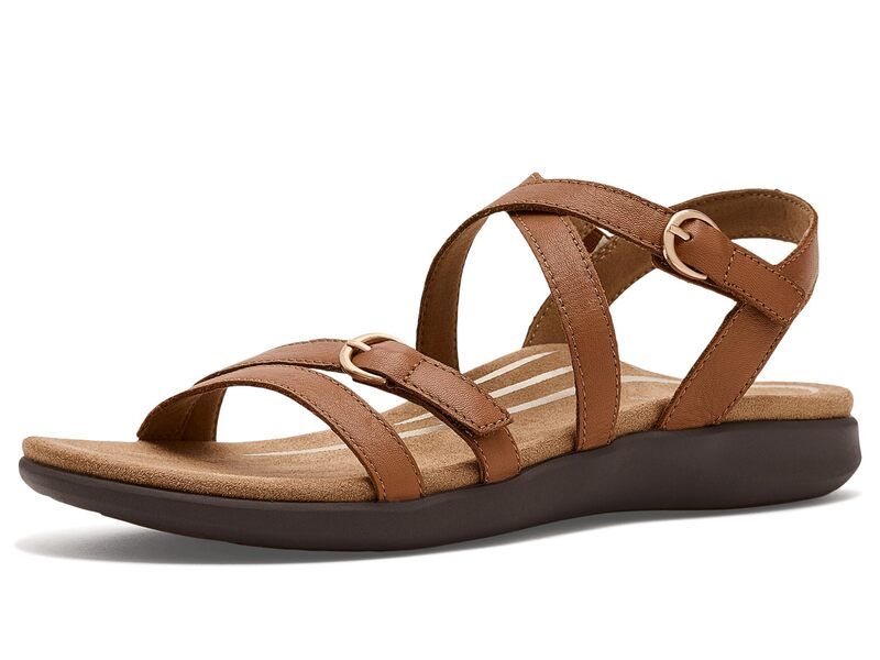 エイトレックス レディース シューズ サンダル Aetrex Hadley Adjustable Quarter Strap Sandals Ginger