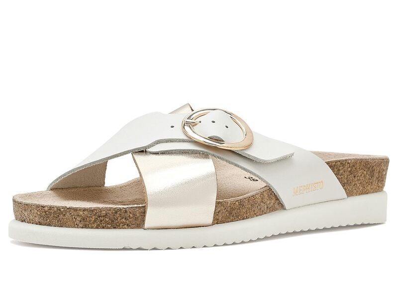 メフィスト レディース シューズ サンダル Mephisto Hirina Gold ゴールド