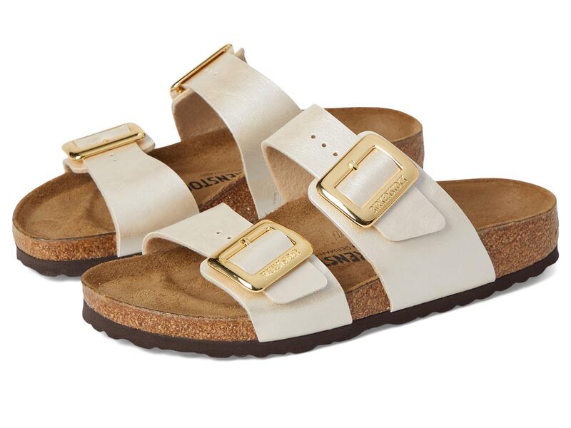 ビルケンシュトック レディース シューズ サンダル Birkenstock Sydney Luxe Buckle Graceful Pearl White ホワイト