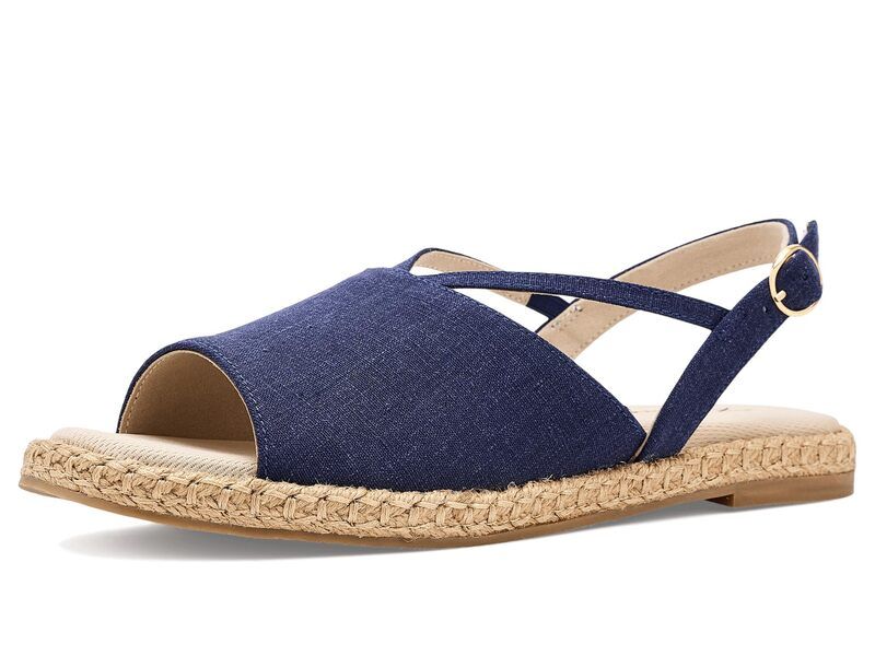 トロッターズ レディース シューズ サンダル Trotters Pepper Navy Textile ネイビー