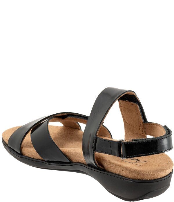 トロッターズ レディース シューズ サンダル トール レザー Trotters River Metallic Leather Sandals Black ブラック トロッターズ レディース シューズ サンダル トール レザー Trotters River Metallic Leather Sandals Black ブラック