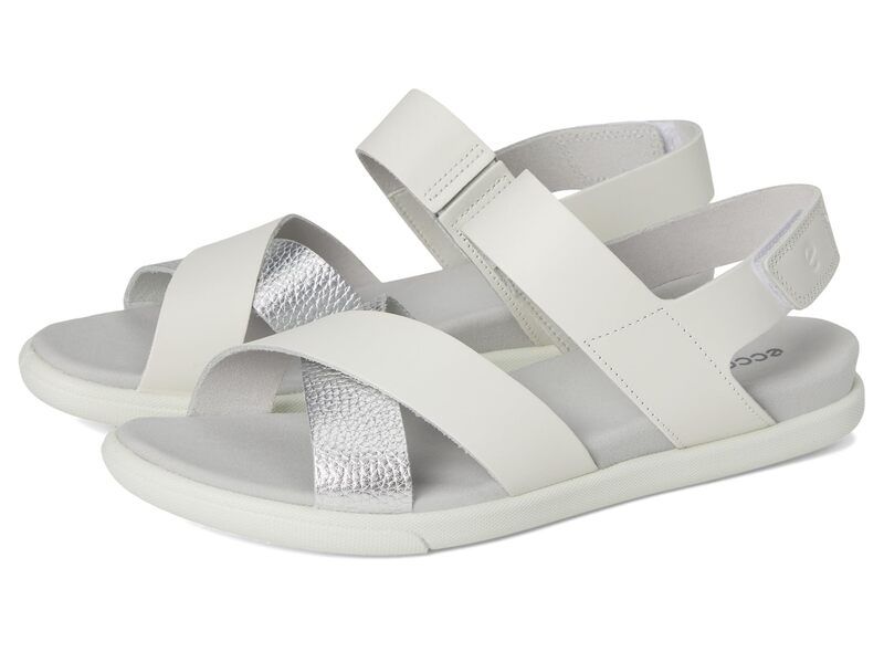エコー レディース シューズ サンダル ECCO Samara Sandal WhitePure Silver ホワイト