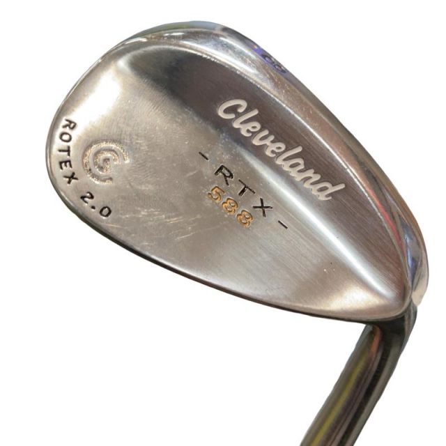 【中古】 クリーブランド Cleveland 588 RTX 2.0 ツアーサテン 58°/10° ウェッジ WG Dynamic Gold (フレックスS) メンズ 男性用 右利き 右用 Cランク ゴルフクラブ