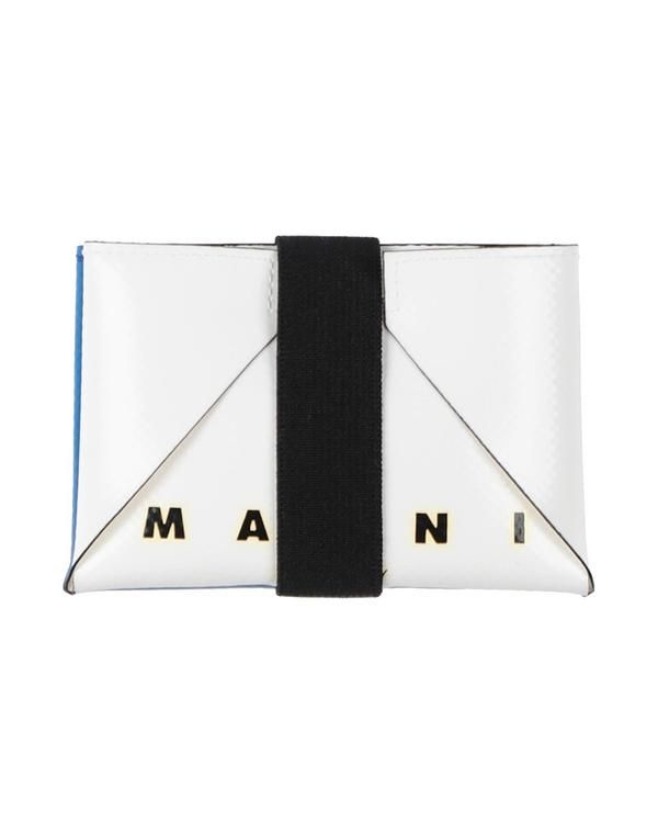 マルニ メンズ アクセサリー 財布 カードケース MARNI White ホワイト