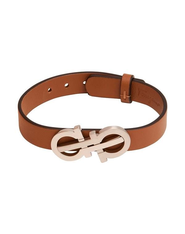 フェラガモ メンズ アクセサリー ブレスレット・バングル・アンクレット FERRAGAMO Camel キャメル