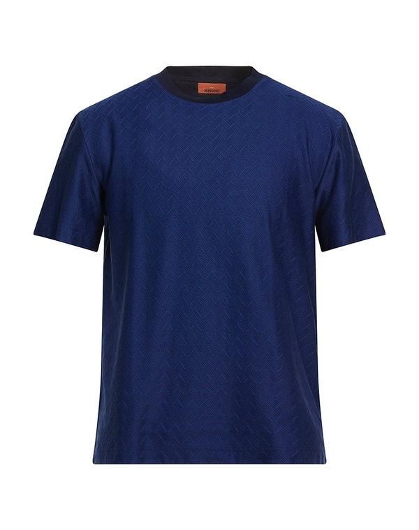 ミッソーニ メンズ トップス Tシャツ MISSONI Navy ネイビー