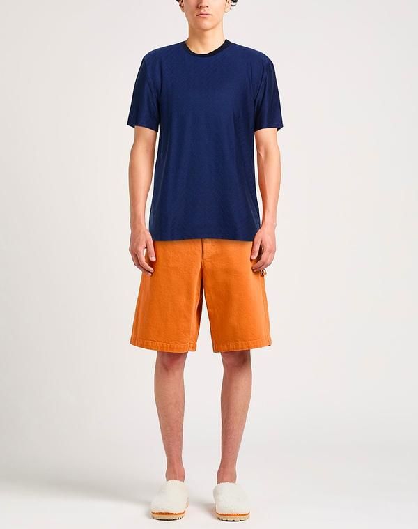ミッソーニ メンズ トップス Tシャツ MISSONI Navy ネイビー