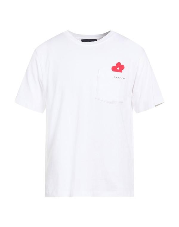 ラルディーニ メンズ トップス Tシャツ LARDINI White ホワイト