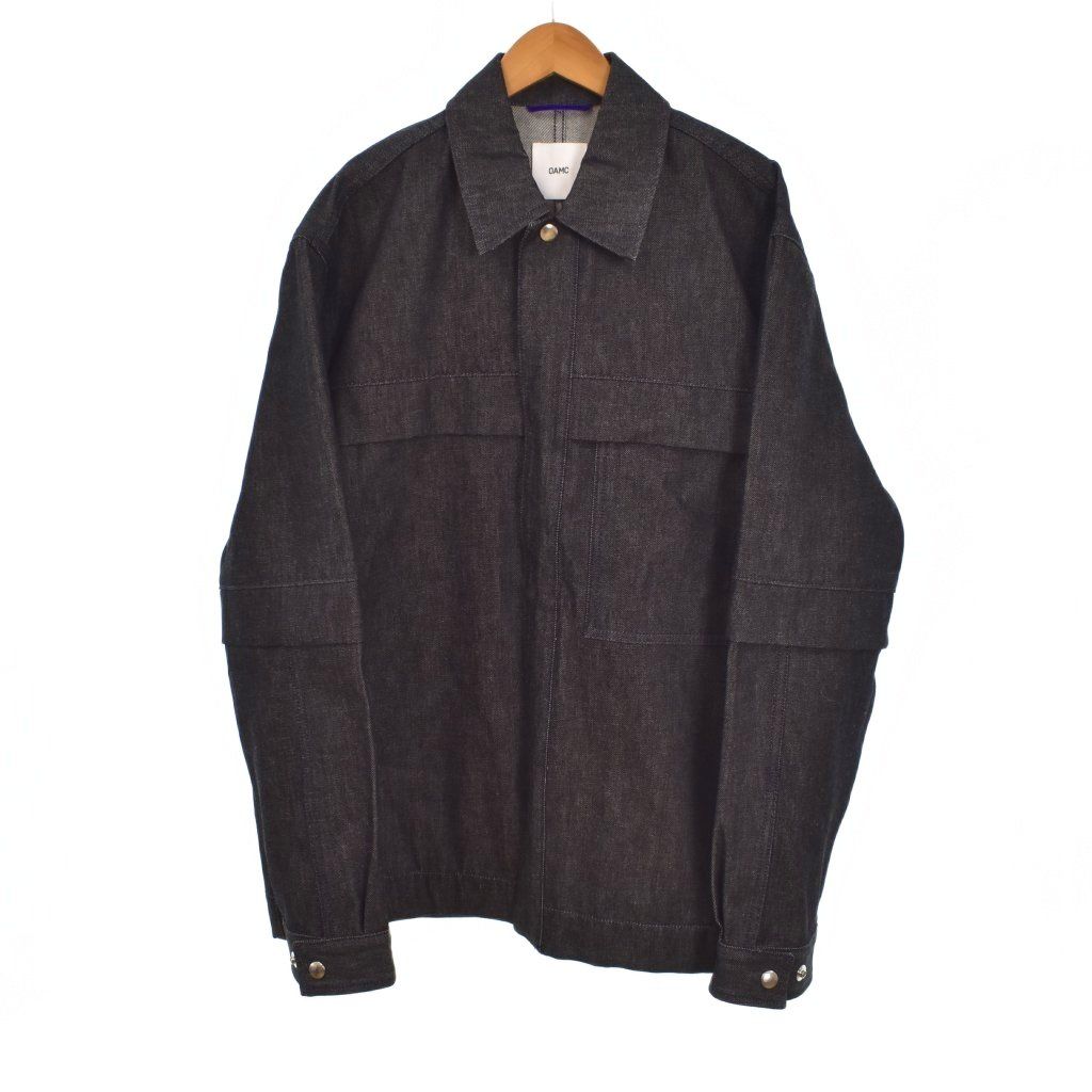 オーエーエムシー OAMC 23AW Sierra Denim Shirt シエラデニムシャツ ジャケット XS グレー 23A28OAU12