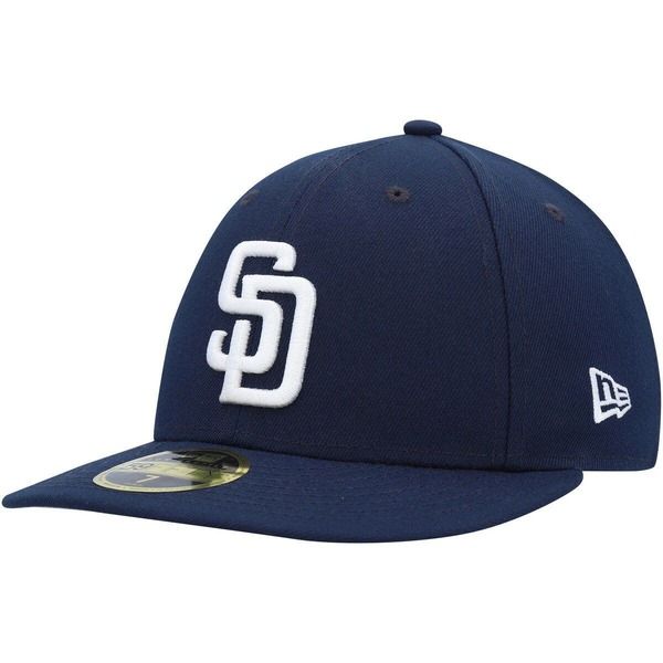 ニューエラ メンズ アクセサリー 帽子 Mens New Era Navy San Diego Padres Oceanside Low Profile 59FIFTY Fitted Hat Navy ネイビー