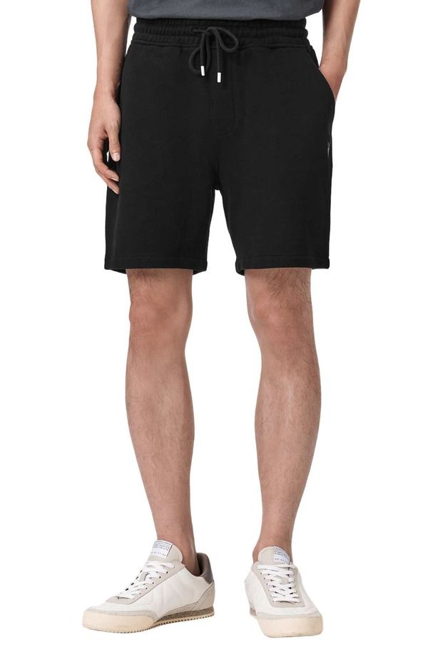オールセインツ メンズ ボトムス ハーフパンツ・ショーツ ショートパンツ AllSaints Asher Sweat Shorts Jet Black ブラック