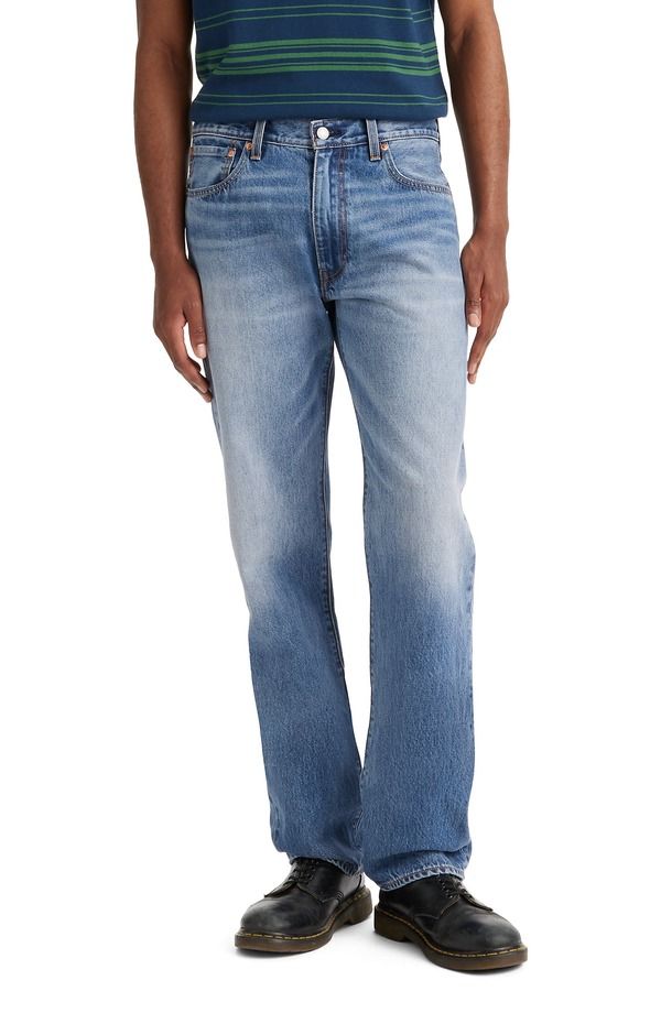 リーバイス メンズ ボトムス デニムパンツ ジーンズ Levis 555 Relaxed Straight Jeans Indigo Champion インディゴ