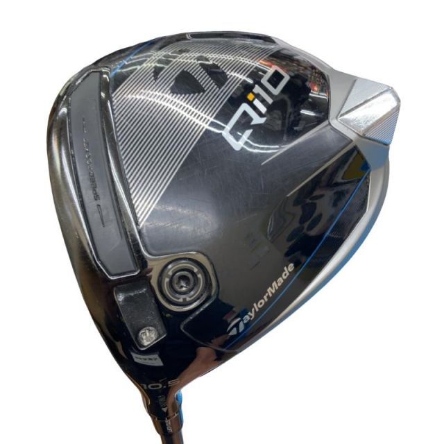 【中古】 テーラーメイド Qi10 10.5° レフティ ドライバー DR リシャフト (フレックスその他) メンズ 男性用 左利き レフティ 左用 Cランク ゴルフクラブ