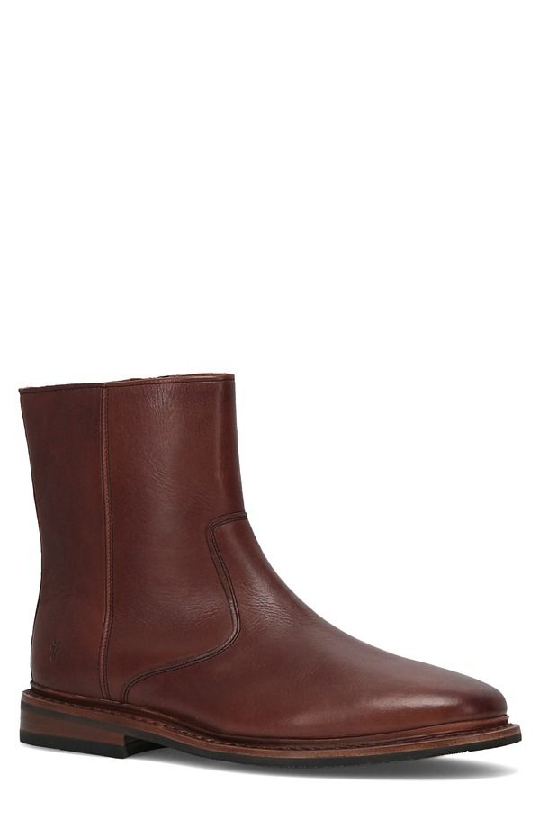 フライ メンズ シューズ ブーツ・レインブーツ Frye Paul ZipUp Boot Brown ブラウン