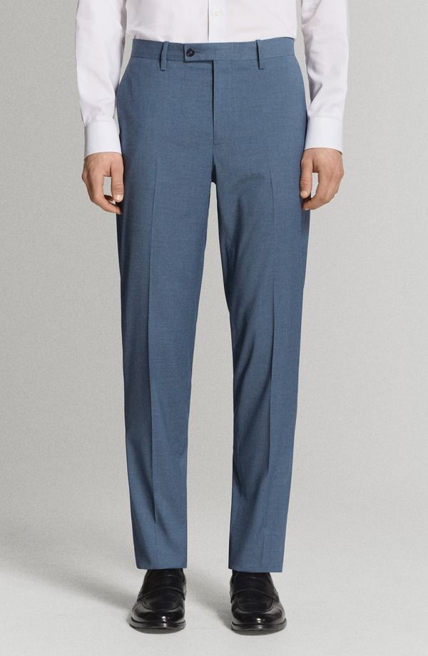 マンゴ メンズ ボトムス カジュアルパンツ スリムフィット MANGO Milan Slim Fit Suit Pants Indigo Blue インディゴ