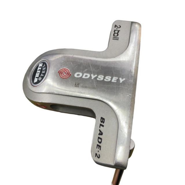 【中古】 オデッセイ WHITE STEEL 2・ball BLADE2 34インチ パター PT スチール (フレックスその他) メンズ 男性用 右利き 右用 Cランク ゴルフクラブ