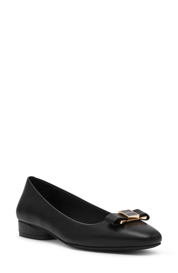 アンクライン レディース シューズ パンプス Anne Klein Cadey Pump Black Smooth ブラック