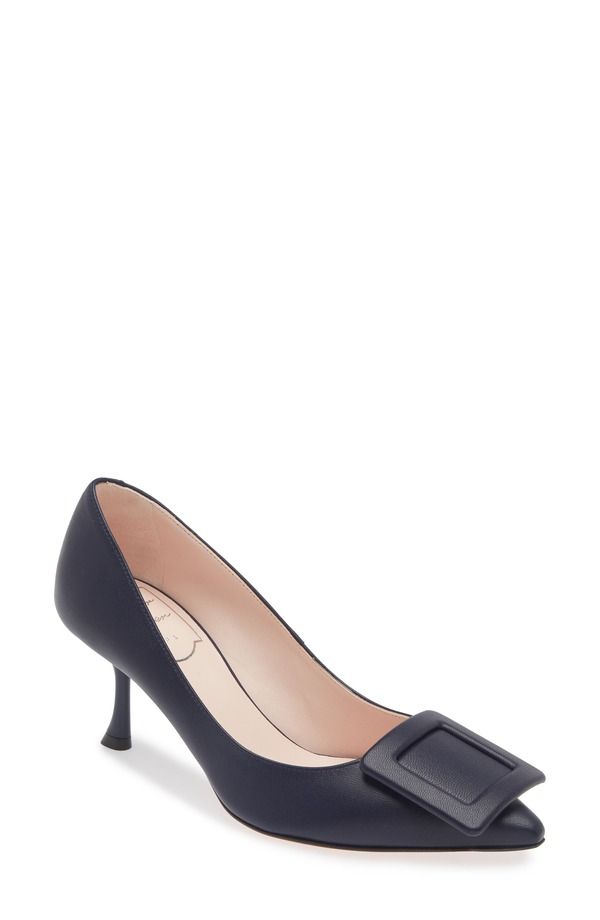 ロジェ・ヴィヴィエ レディース シューズ パンプス Roger Vivier Viv in the City Pointed Toe Pump Blue Chiaro ブルー