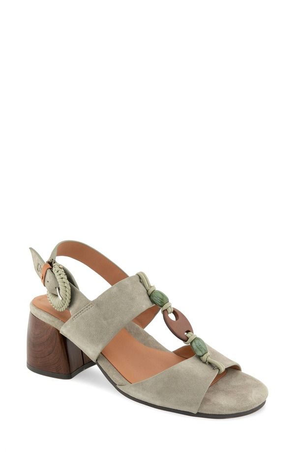 ジェントルソウルズ レディース シューズ ヒール サンダル Gentle Souls Miracle Slingback Sandal Silver Sage Suede セージ