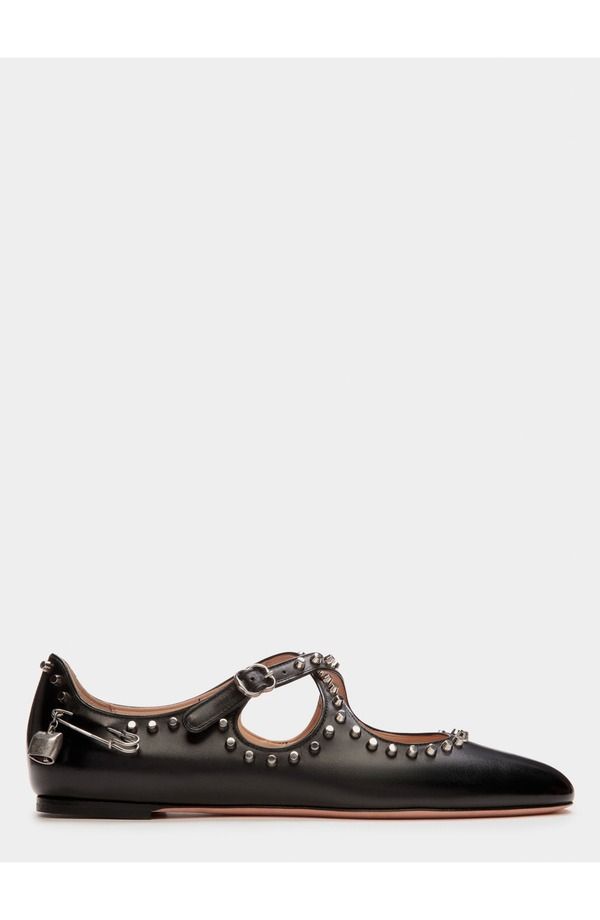 バリー レディース シューズ パンプス レザー Bally rina Flat in Calf Leather Black ブラック 171,400円