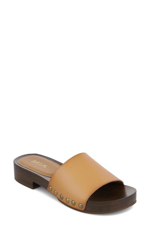 ミア レディース シューズ サンダル MIA Lanell Slide Sandal Tan タン