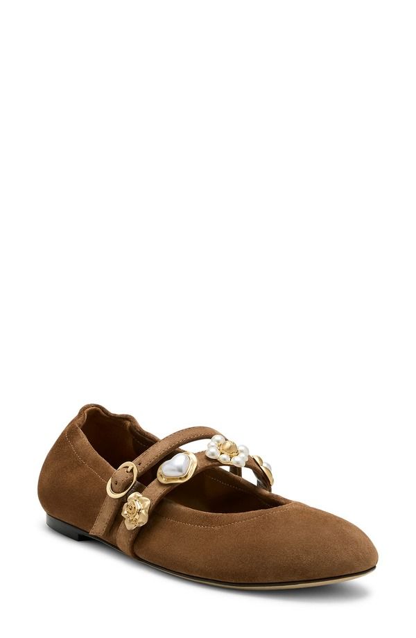 スチュアート ワイツマン レディース シューズ パンプス Stuart Weitzman Socharming Mary Jane Flatoasted Almond 90,640円