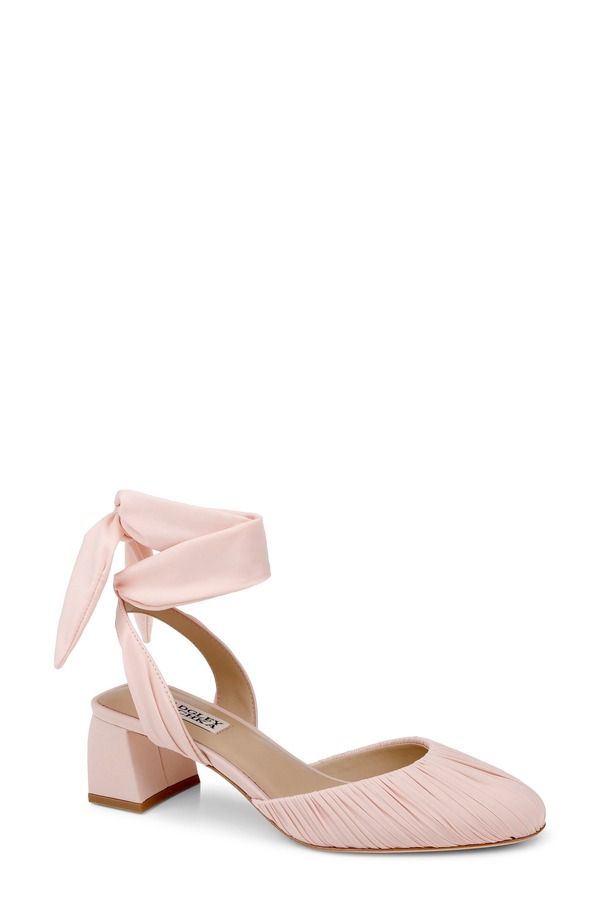 バッジェリーミシュカ レディース シューズ パンプス アンクル BADGLEY MISCHKA Ofeliankle Tie Pump Blush Fabric ブラッシュ