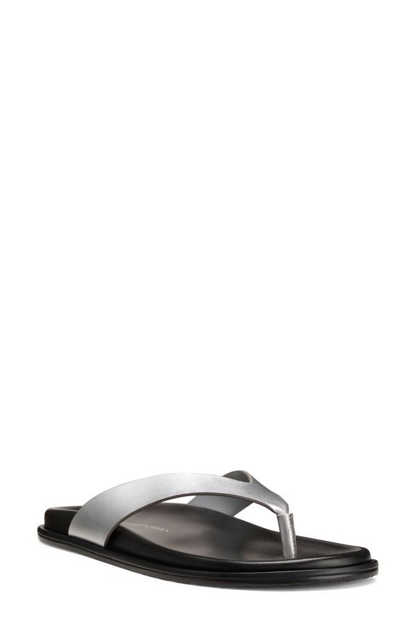 スチュアート ワイツマン レディース シューズ サンダル Stuart Weitzman Marykate Flip Flop Silver シルバー
