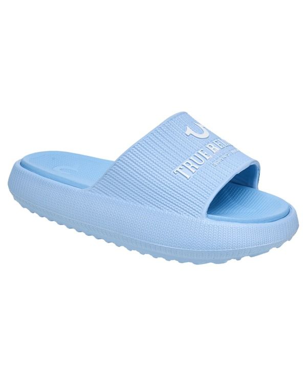 トゥルーレリジョン レディース シューズ サンダル True Religion Meg Pool Slide Ltblu