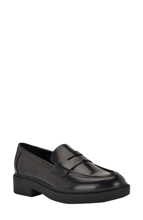 カルバンクライン レディース シューズ スリッポン・ローファー Calvin Klein Otinya Penny Loafer Black ブラック 22,485円