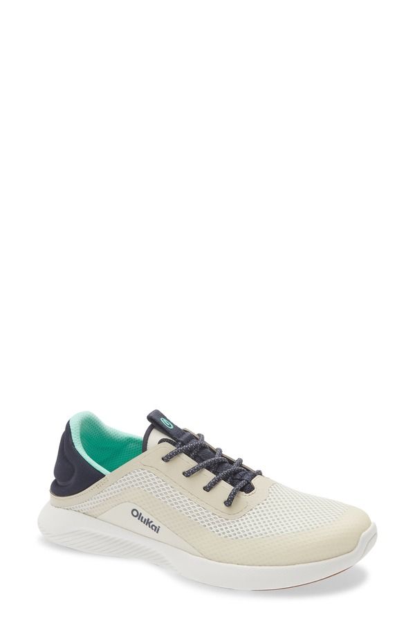 オルカイ レディース シューズ スニーカー レース OluKai Kialoa Convertible LaceUp Waterproof Sneaker White Sand Bright White ホワイト