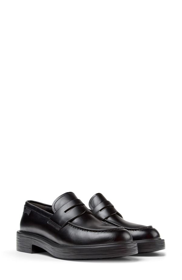 カンペール レディース シューズ スリッポン・ローファー Camper Dean Penny Loafer Black ブラック