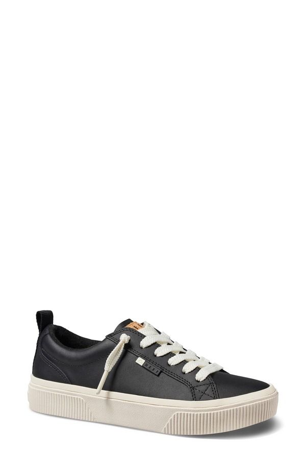 リーフ レディース シューズ スニーカー Reef Lay Day Dawn Sneaker Black Leather ブラック