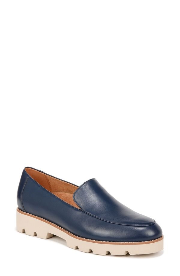バイオニック レディース シューズ スリッポン・ローファー Vionic Kensley Loafer Navy ネイビー