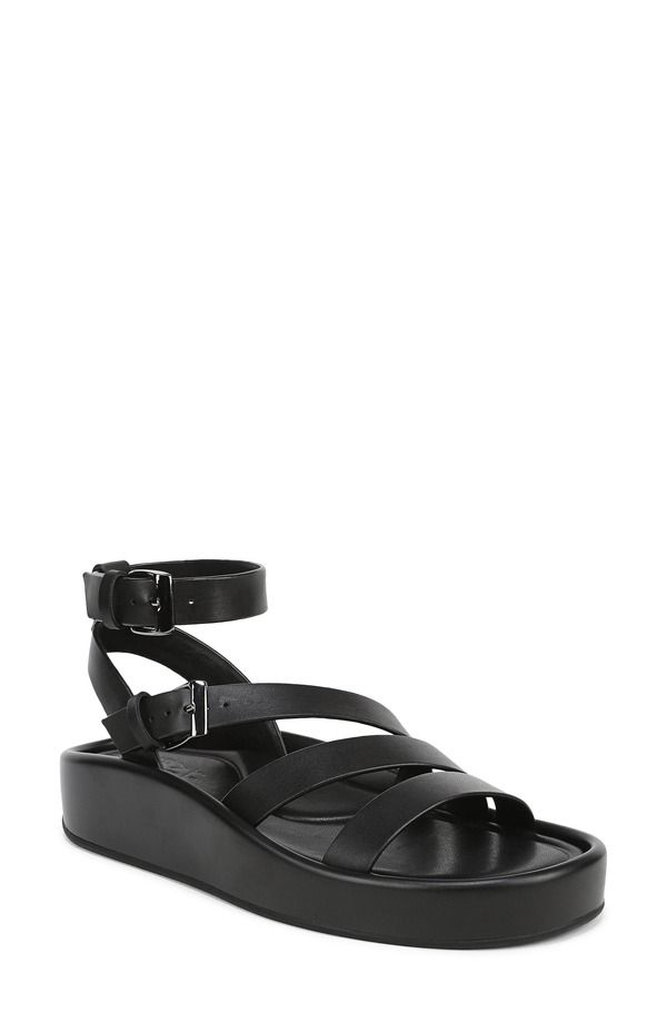 ナチュライザー レディース シューズ サンダル プラットフォーム アンクル Naturalizer So Sweet Platform Ankle Strap Sandal Black ブラック