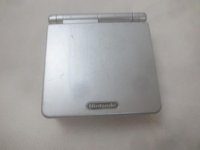 ゲーム ゲームボーイアドバンス 本体 動作品 AGS-001 プラチナシルバー 本体のみ 中古品