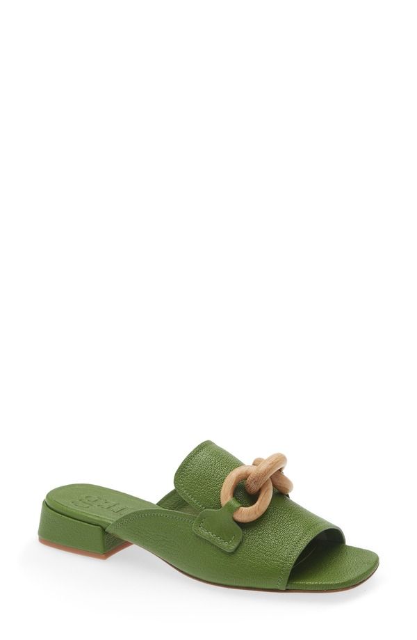 ペドロガルシア レディース シューズ サンダル Pedro Garcia Enna Slide Sandal Palm PetitgrainOak