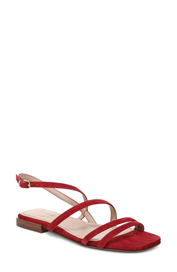 27 エディット ナチュラライザー レディース シューズ サンダル アンクル 27 EDIT Naturalizer Nillie Ankle Strap Sandal Hearts Flame Red レッド
