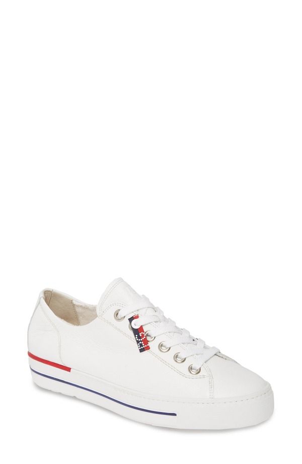 ポール・グリーン レディース シューズ スニーカー Paul Green Carly Low Top Sneaker White Calf ホワイト